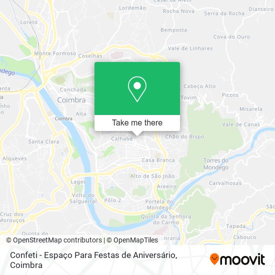 Confeti - Espaço Para Festas de Aniversário map