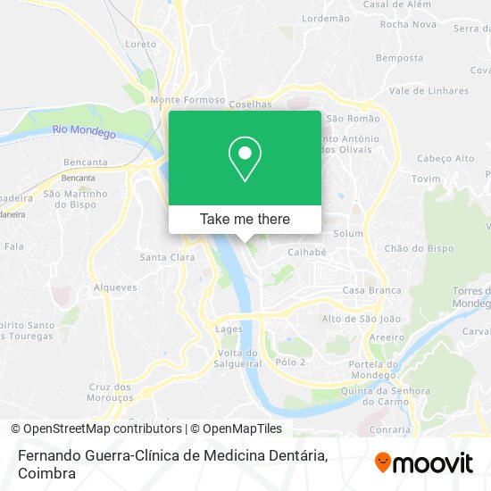 Fernando Guerra-Clínica de Medicina Dentária map