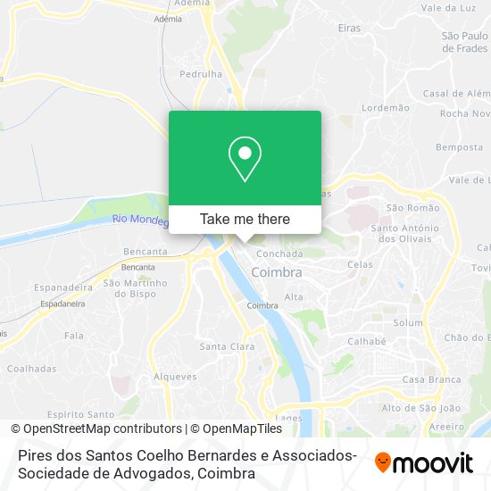 Pires dos Santos Coelho Bernardes e Associados-Sociedade de Advogados map