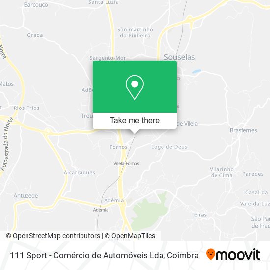 111 Sport - Comércio de Automóveis Lda map