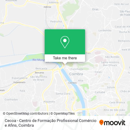 Cecoa - Centro de Formação Profissional Comércio e Afins map