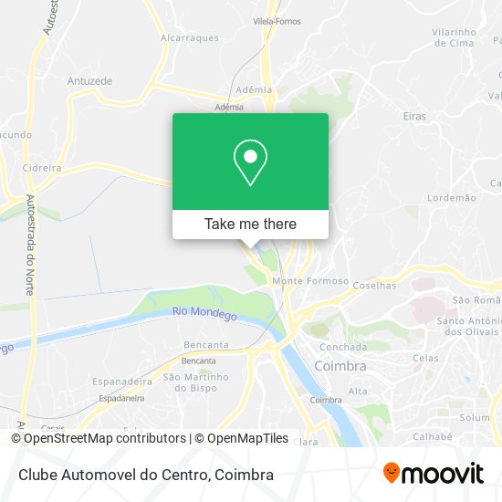 Clube Automovel do Centro map