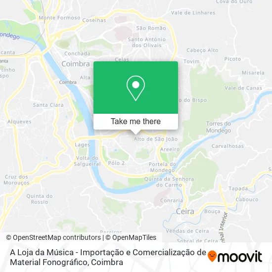 A Loja da Música - Importação e Comercialização de Material Fonográfico map