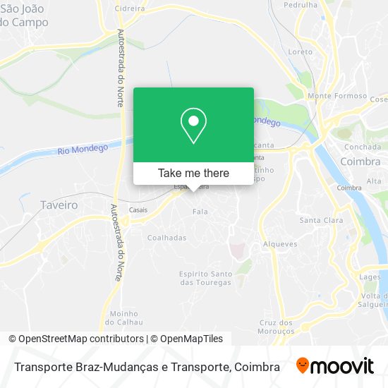 Transporte Braz-Mudanças e Transporte map