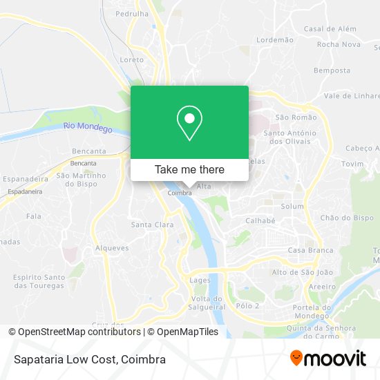 Sapataria Low Cost map