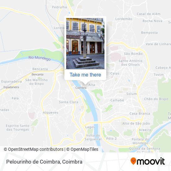 Pelourinho de Coimbra map