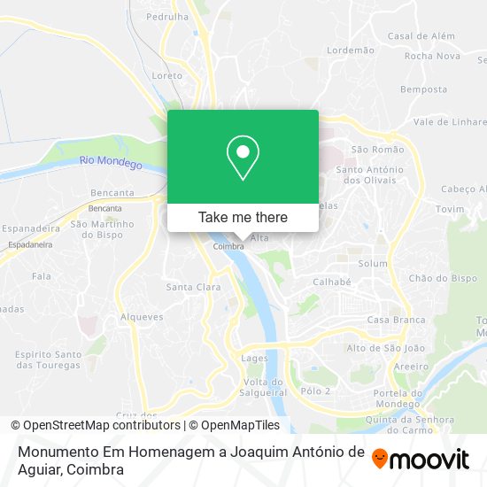 Monumento Em Homenagem a Joaquim António de Aguiar map