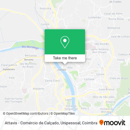 Attavis - Comércio de Calçado, Unipessoal mapa