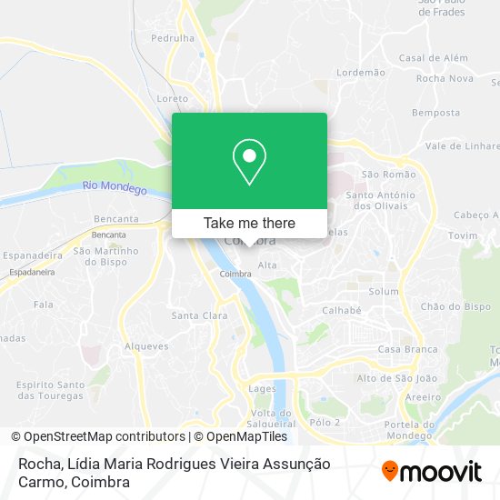 Rocha, Lídia Maria Rodrigues Vieira Assunção Carmo map