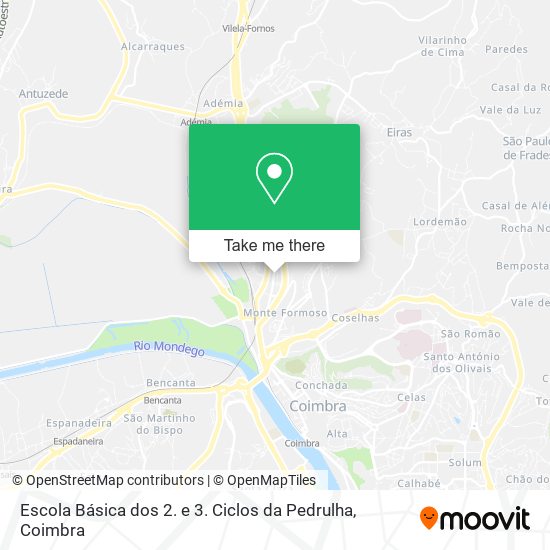 Escola Básica dos 2. e 3. Ciclos da Pedrulha map