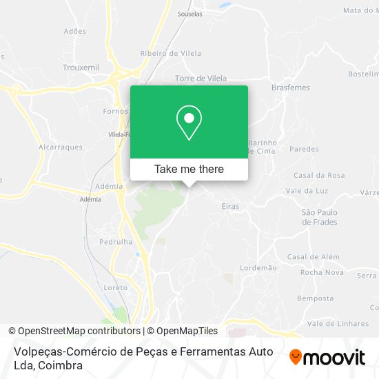 Volpeças-Comércio de Peças e Ferramentas Auto Lda map