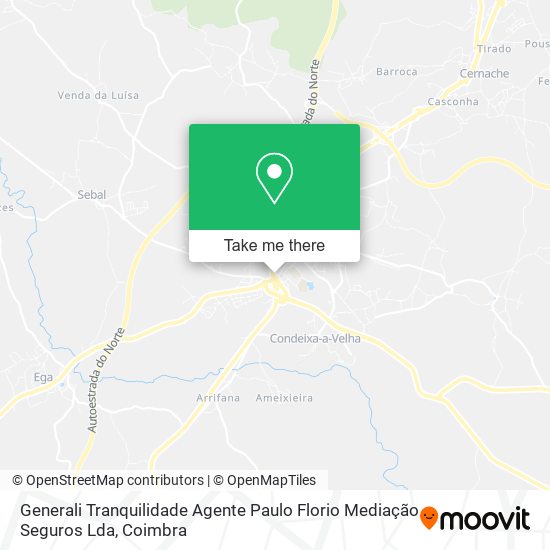 Generali Tranquilidade Agente Paulo Florio Mediação Seguros Lda map