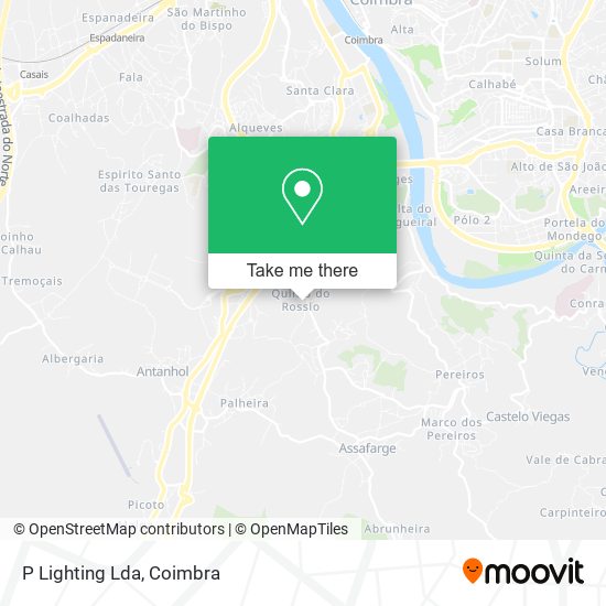 P Lighting Lda map
