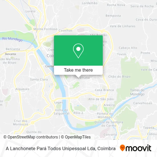 A Lanchonete Pará Todos Unipessoal Lda map