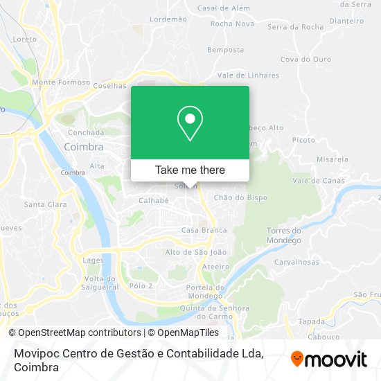 Movipoc Centro de Gestão e Contabilidade Lda mapa