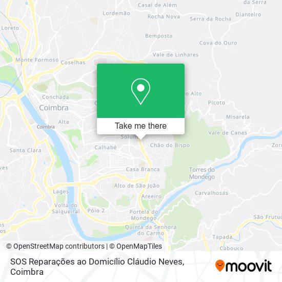 SOS Reparações ao Domicílio Cláudio Neves map