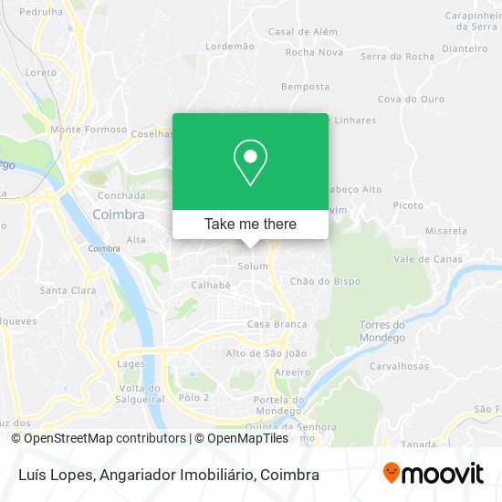 Luís Lopes, Angariador Imobiliário mapa