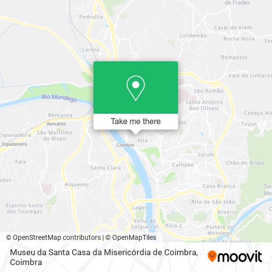 Museu da Santa Casa da Misericórdia de Coimbra map