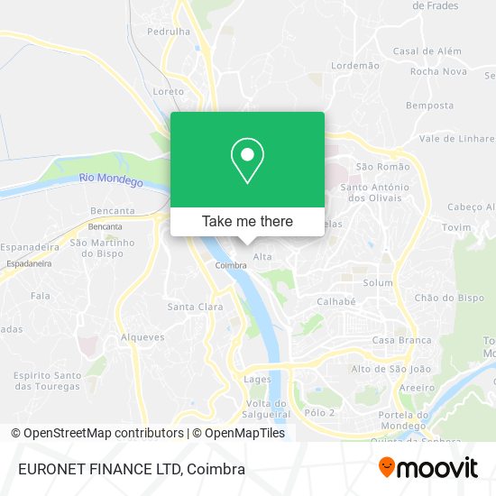 EURONET FINANCE LTD mapa