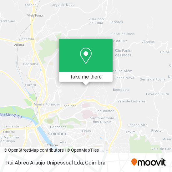 Rui Abreu Araújo Unipessoal Lda mapa