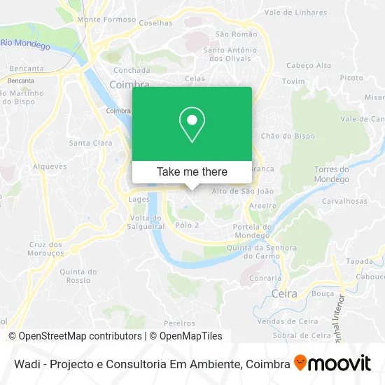 Wadi - Projecto e Consultoria Em Ambiente map