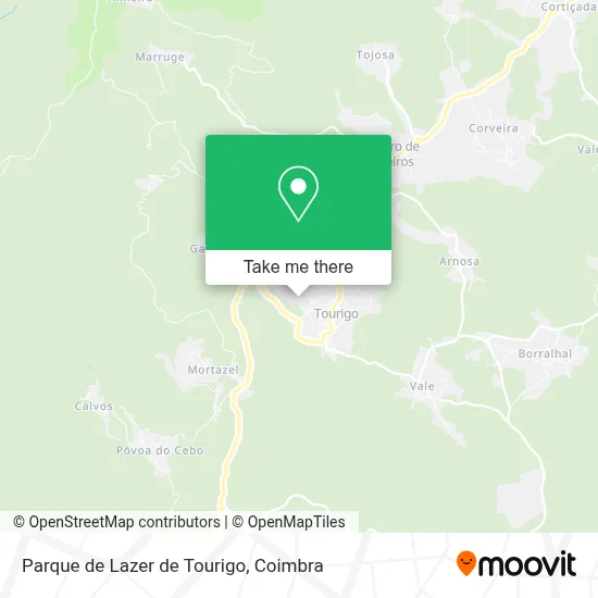 Parque de Lazer de Tourigo map