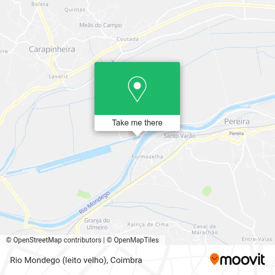 Rio Mondego (leito velho) map