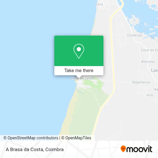 A Brasa da Costa map