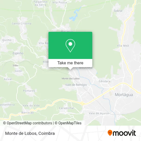 Monte de Lobos map