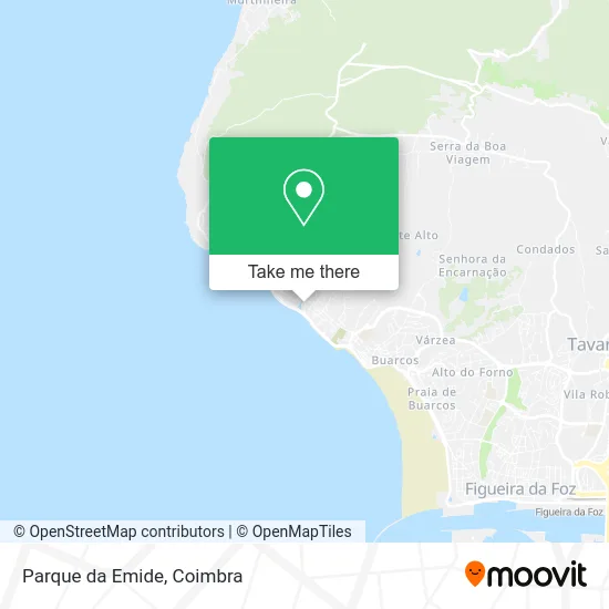 Parque da Emide map