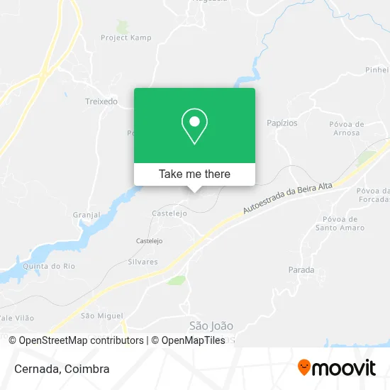 Cernada map