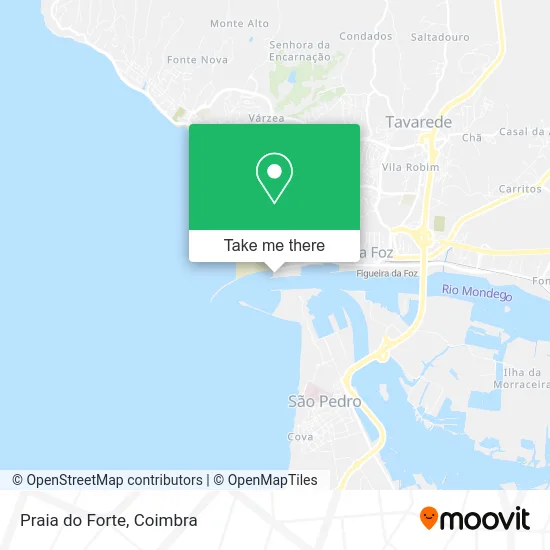 Praia do Forte map