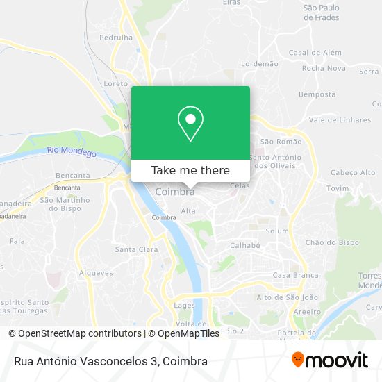 Rua António Vasconcelos 3 map