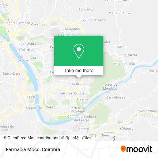 Farmácia Moço map
