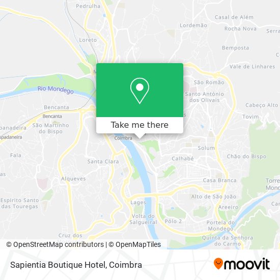 Sapientia Boutique Hotel map