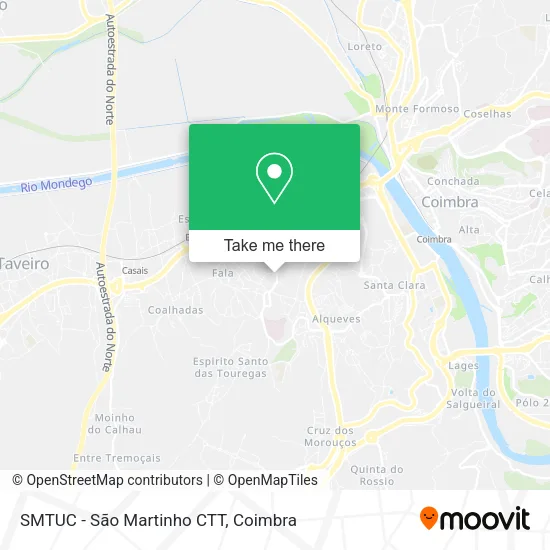 SMTUC - São Martinho CTT map