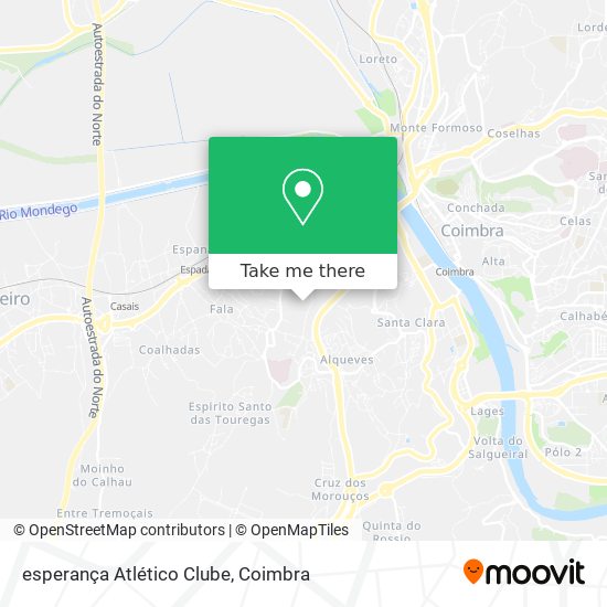 esperança Atlético Clube map