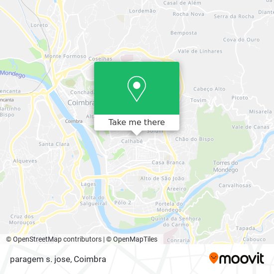 paragem s. jose mapa