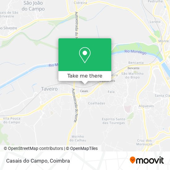 Casais do Campo map