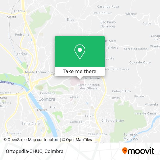 Ortopedia-CHUC map