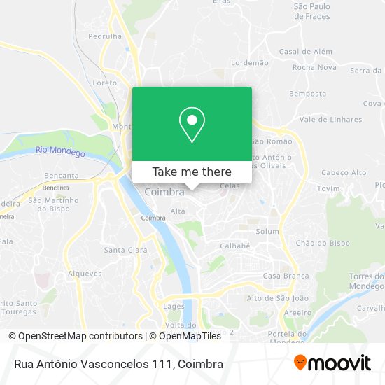 Rua António Vasconcelos 111 map