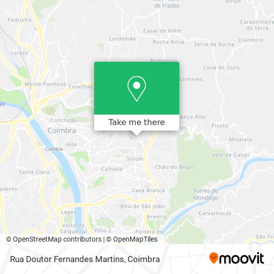 Rua Doutor Fernandes Martins map