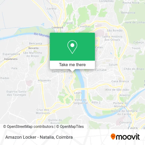 Amazon Locker - Natalia map