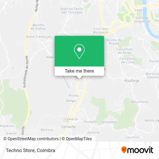 Techno Store map