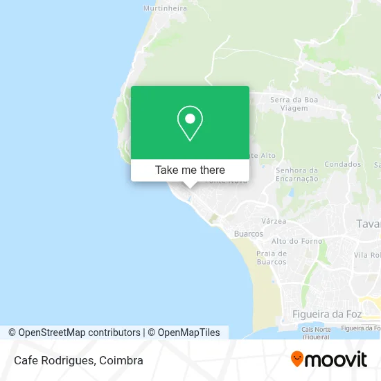 Cafe Rodrigues map