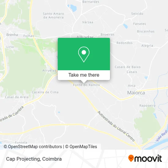 Cap Projecting map