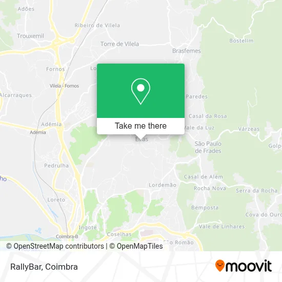 RallyBar mapa