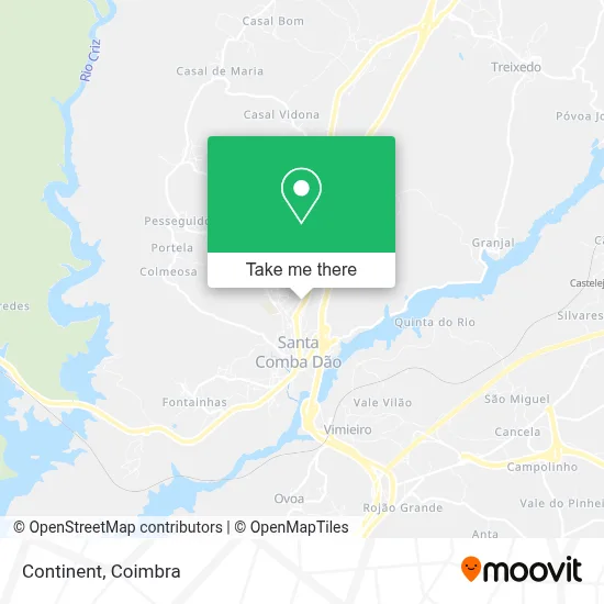 Continente map