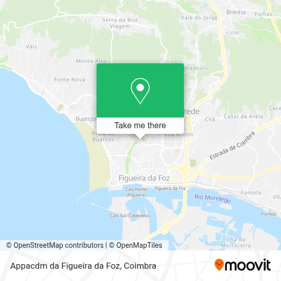 Appacdm da Figueira da Foz map