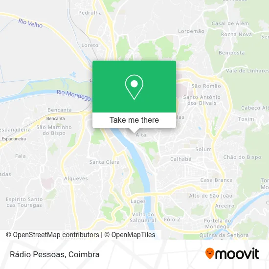 Rádio Pessoas map